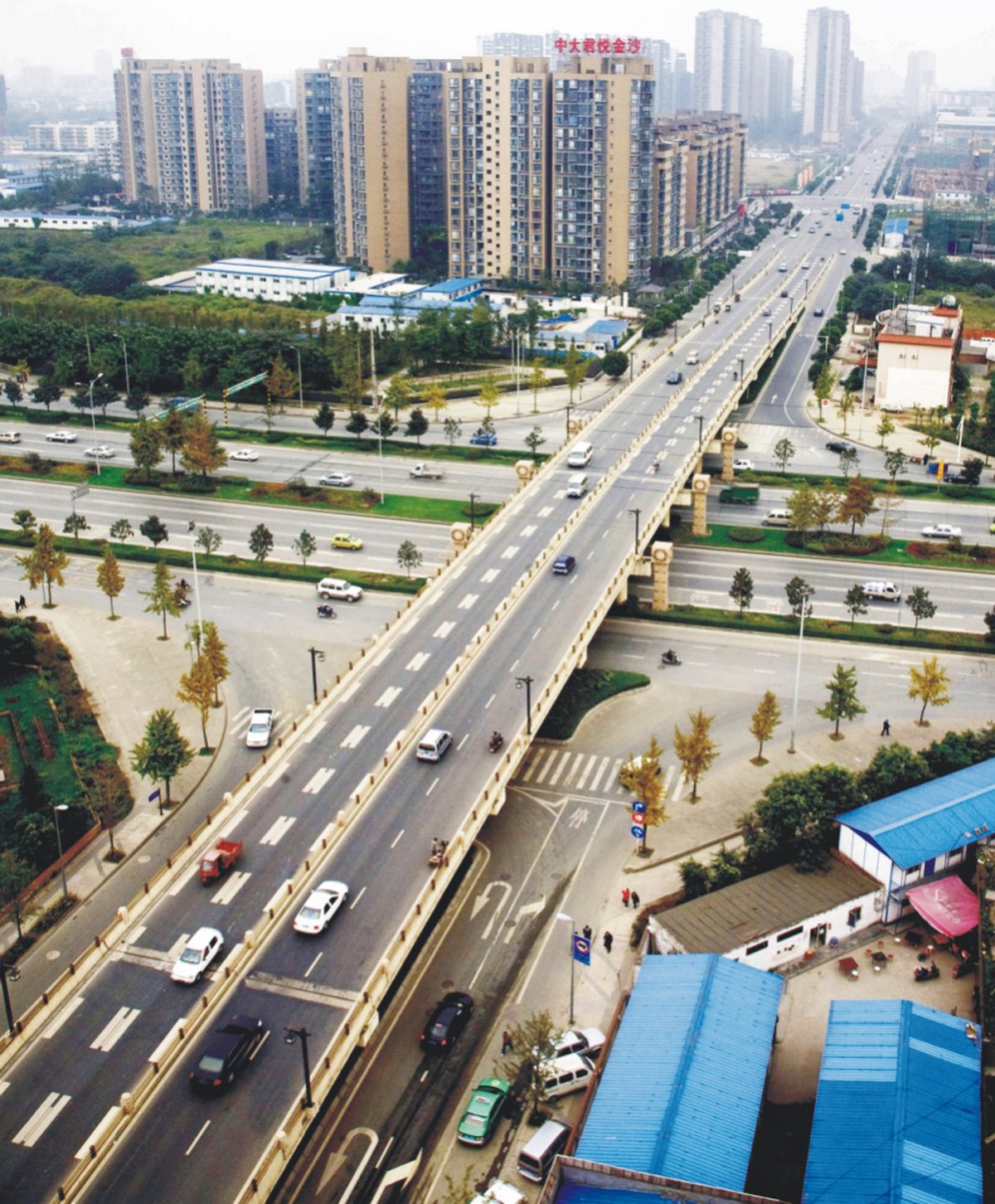 成都機(jī)場路東延線跨錦江大橋