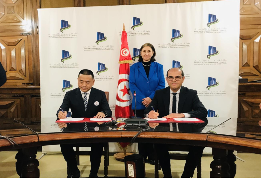 海外市場新突破！突尼斯比塞大大橋項目正式簽約